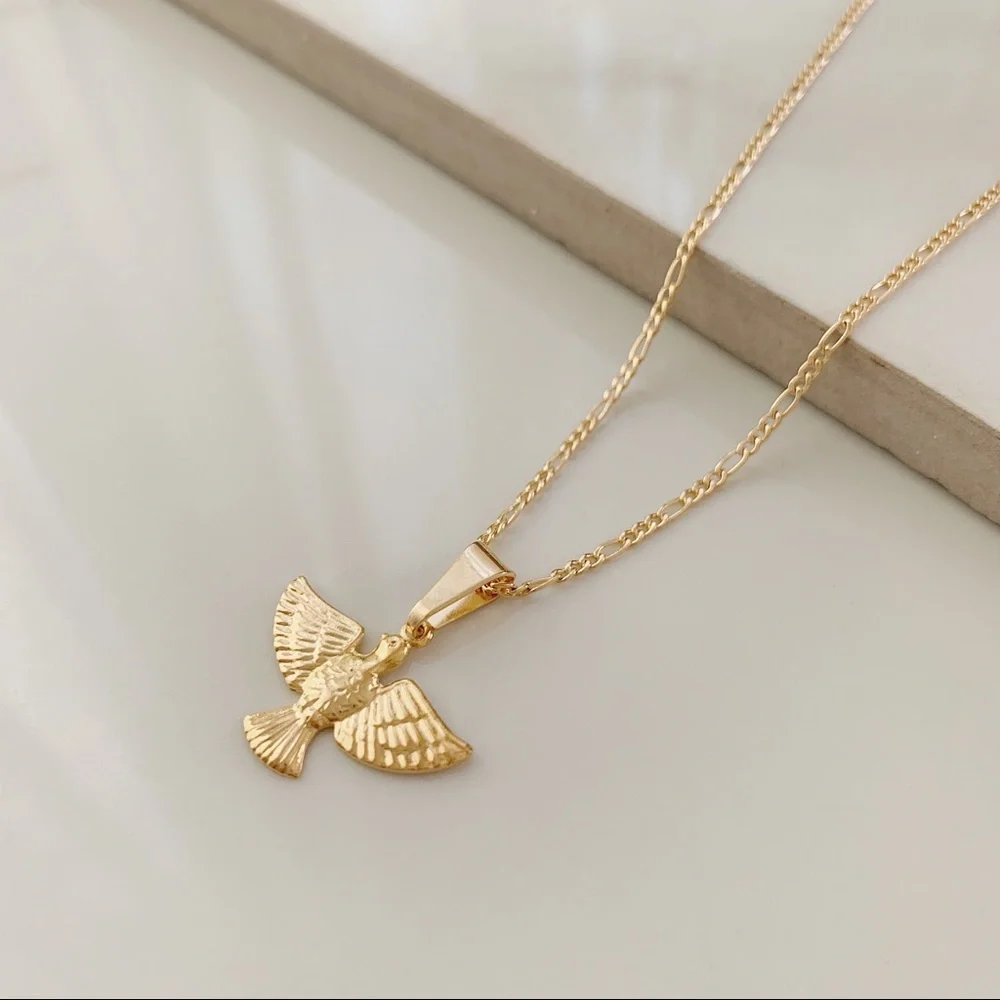 Dove Spirit Necklace | 18k Gold Filled - Picture 4 of 6